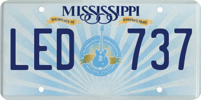 MS license plate LED737