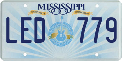 MS license plate LED779