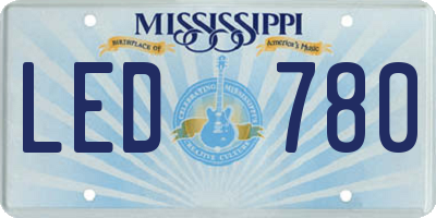 MS license plate LED780