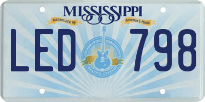MS license plate LED798