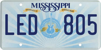 MS license plate LED805