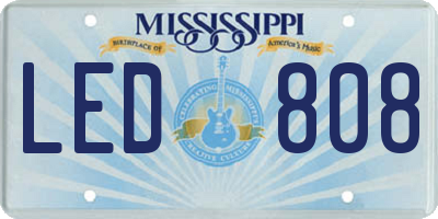 MS license plate LED808