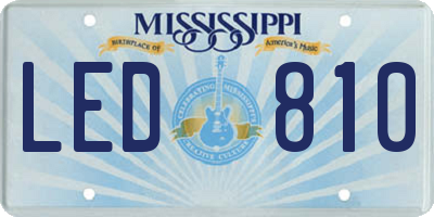 MS license plate LED810