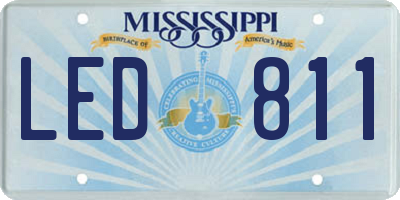 MS license plate LED811