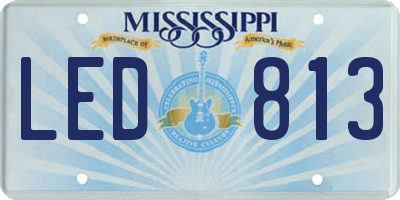MS license plate LED813