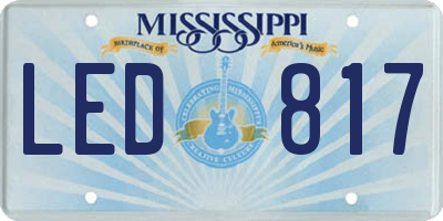 MS license plate LED817