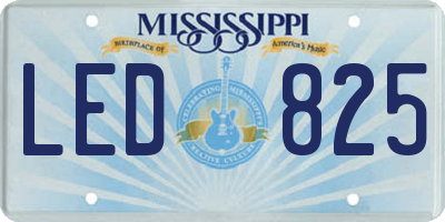 MS license plate LED825