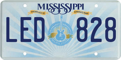 MS license plate LED828