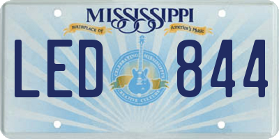 MS license plate LED844