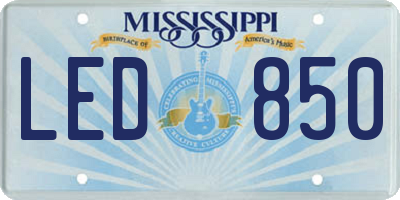 MS license plate LED850