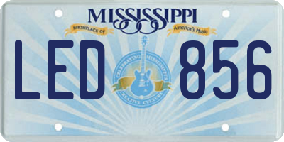 MS license plate LED856