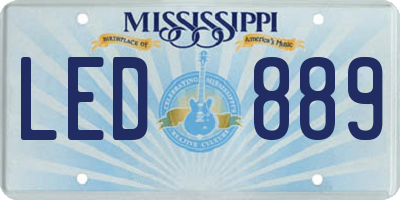 MS license plate LED889