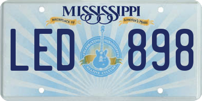 MS license plate LED898