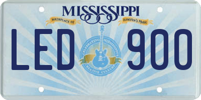 MS license plate LED900