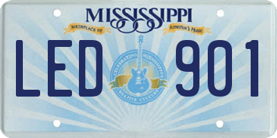 MS license plate LED901