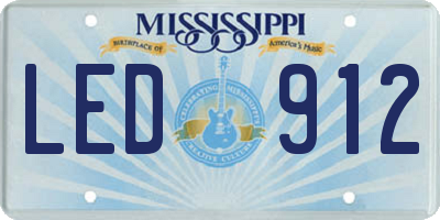 MS license plate LED912
