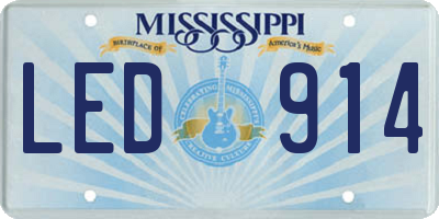 MS license plate LED914