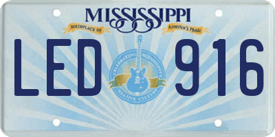 MS license plate LED916