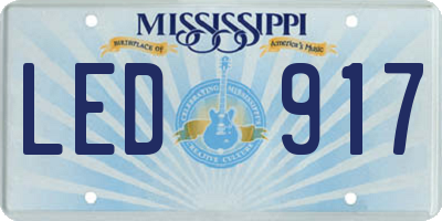 MS license plate LED917