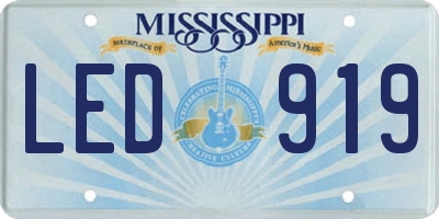 MS license plate LED919