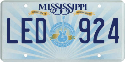 MS license plate LED924