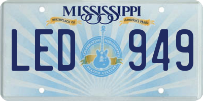 MS license plate LED949