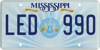 MS license plate LED990