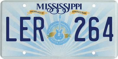 MS license plate LER264