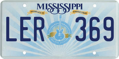 MS license plate LER369