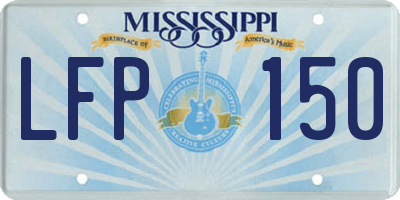 MS license plate LFP150