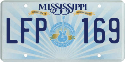 MS license plate LFP169