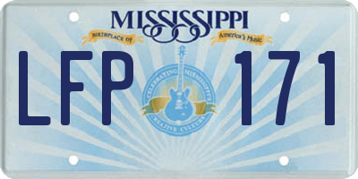 MS license plate LFP171