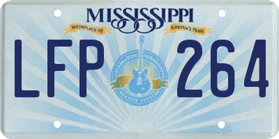 MS license plate LFP264