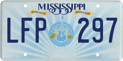 MS license plate LFP297