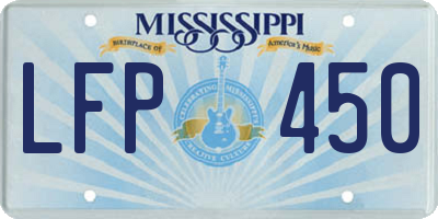 MS license plate LFP450