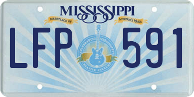 MS license plate LFP591