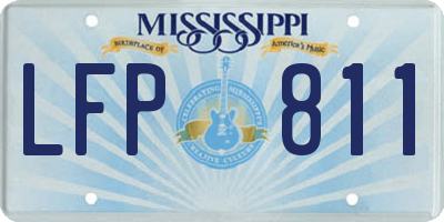 MS license plate LFP811