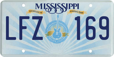 MS license plate LFZ169