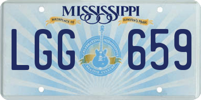 MS license plate LGG659
