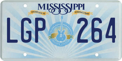MS license plate LGP264