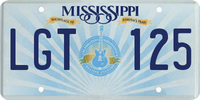 MS license plate LGT125