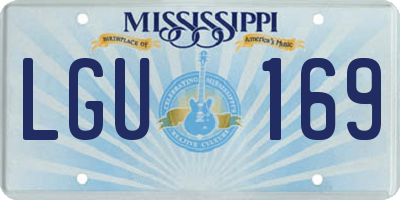 MS license plate LGU169