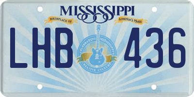 MS license plate LHB436