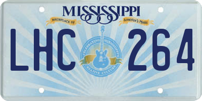 MS license plate LHC264