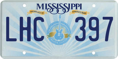 MS license plate LHC397