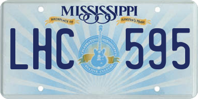 MS license plate LHC595