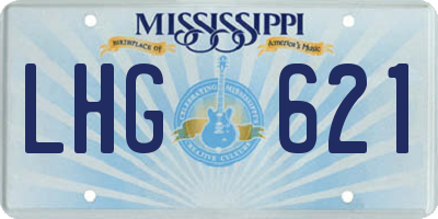 MS license plate LHG621