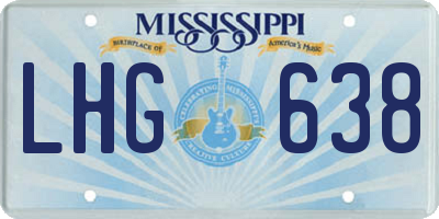MS license plate LHG638