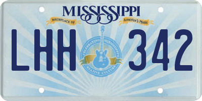 MS license plate LHH342