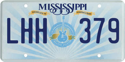 MS license plate LHH379